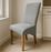 Berry Grey Fabric Chair