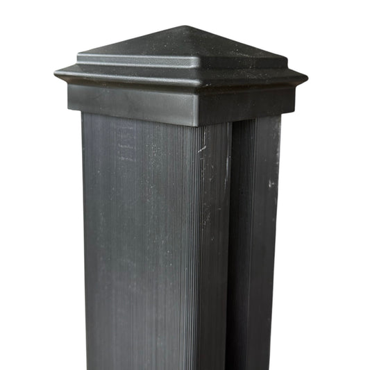 Fence Post Fitting Kit - Black (1 Carton / 4 Sets)