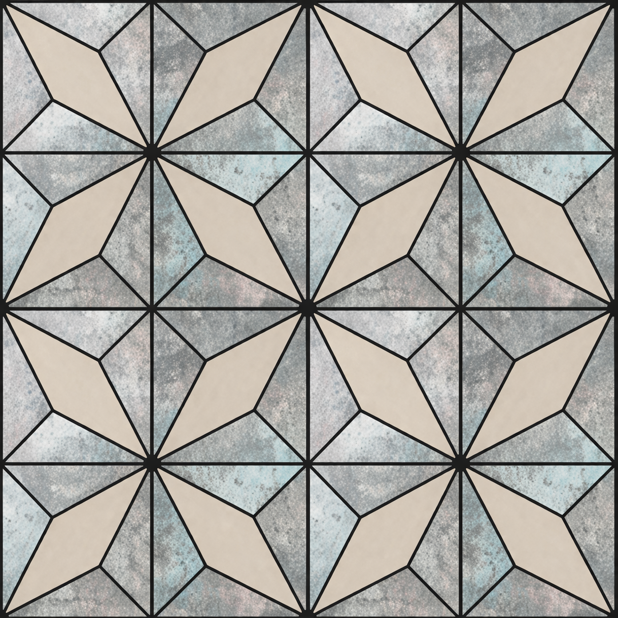 Wall Panel 010A - Antique Metallic Grey - Acoustic - 240cm - (1 pack / 4pcs)