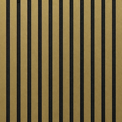 Wall Panel 01WG - Metallic Gold - Acoustic - 240cm - (1 pack / 4pcs)