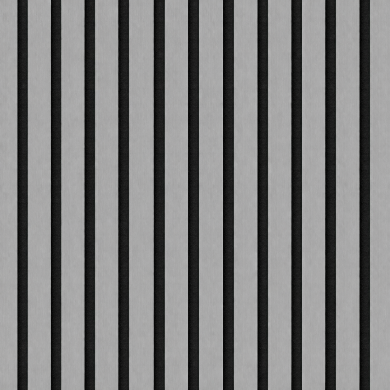 Wall Panel 01WH - Metallic Light Grey - Acoustic - 240cm - (1 pack / 4pcs)