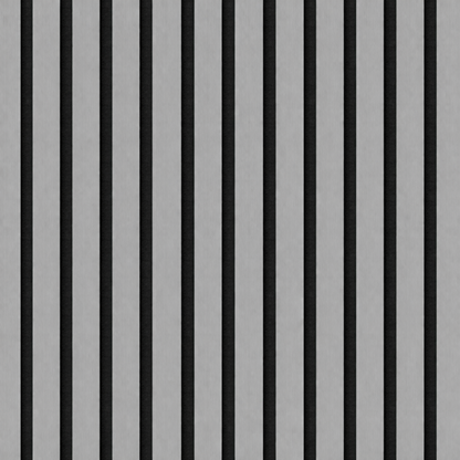Wall Panel 01WH - Metallic Light Grey - Acoustic - 240cm - (1 pack / 4pcs)