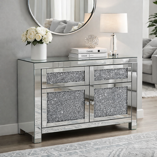 Roma 2 Door 2 Drawer Small Sideboard