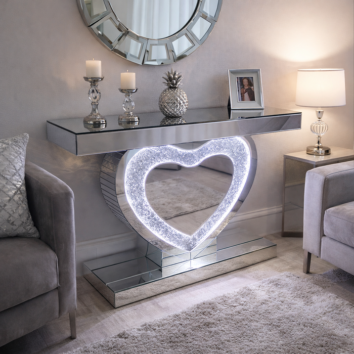 Heart Console Table (LED)