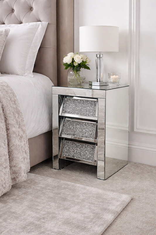 Roma Bedside 3 Drawers