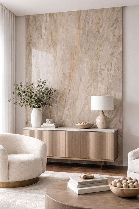 Wall Panel 07M - Cream - Wall Board - 240cm - (1 pack / 4pcs)