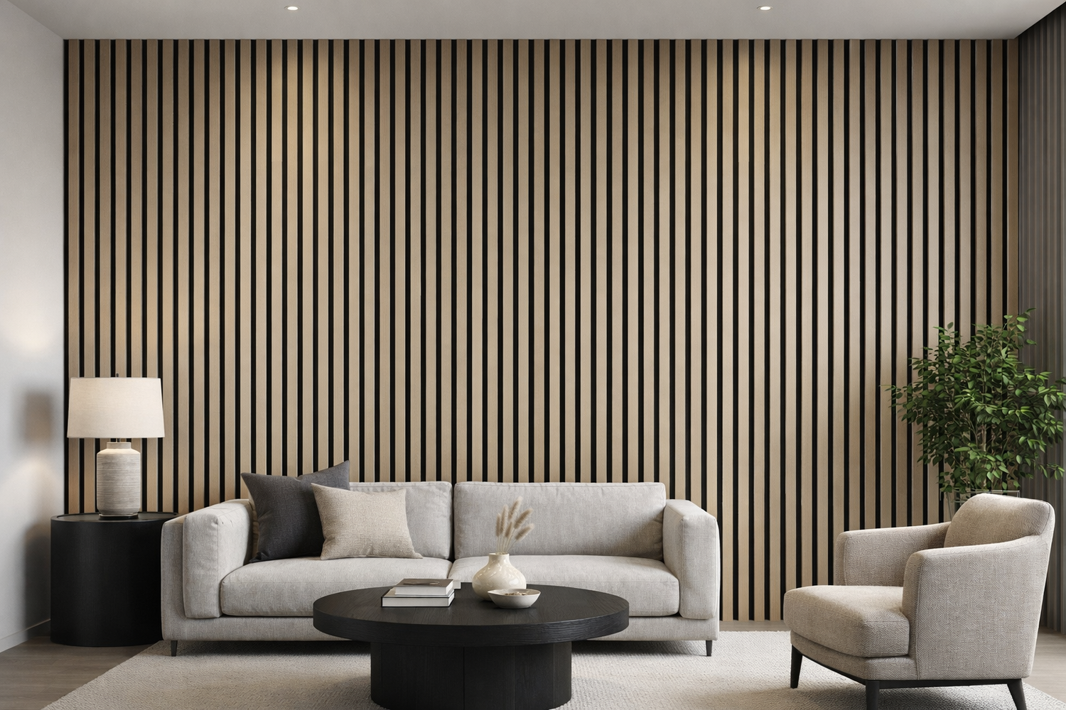 Wall Panel 61A - Oak - PVC - 240cm - (1 pack / 8pcs)