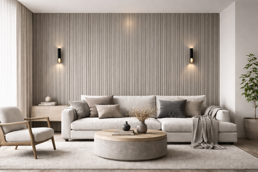 Wall Panel 62C - Dark Grey - PVC - 240cm - (1 pack / 8pcs)