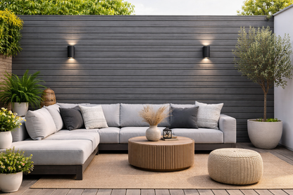 Wall Panel 87B - Grey - Outdoor - 290cm - (1 pack / 6pcs)