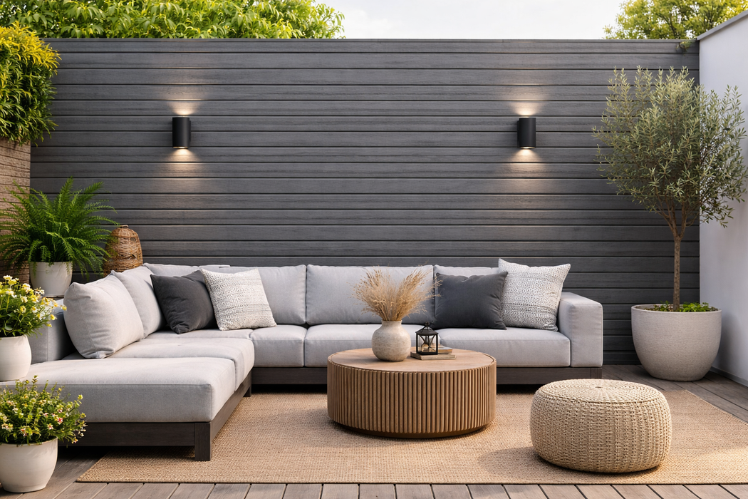 Wall Panel 87B - Grey - Outdoor - 290cm - (1 pack / 6pcs)