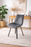 Roco 360º Dark Grey Chair (Black Legs)