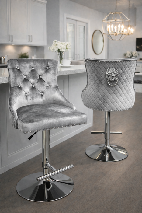Mayfair Silver Grey Bar Stool