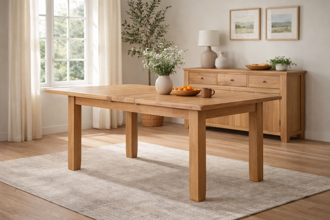 Torino 1.2/1.4m Extending Dining Table