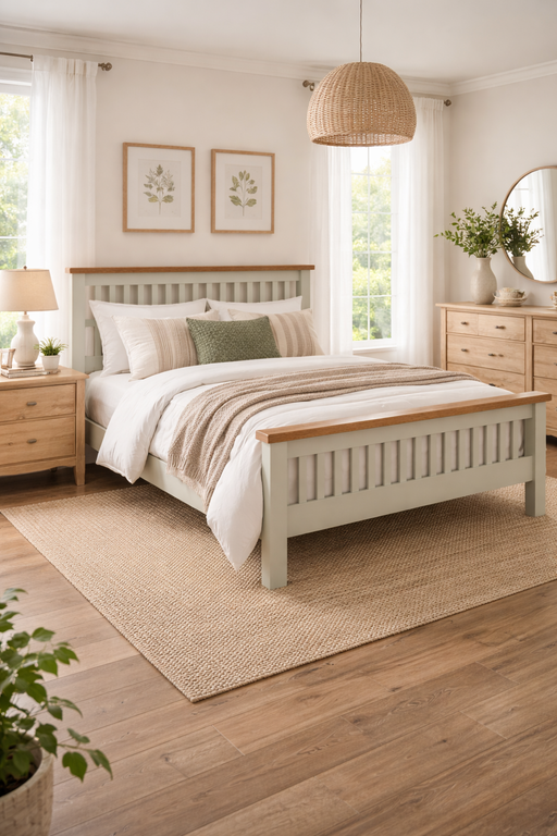 Lucca 4"6' Double Bed