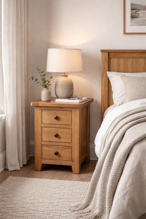 Torino Bedside 3 Drawer