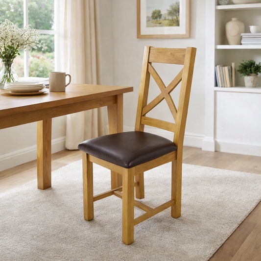 Torino Cross Back Chair (KD)