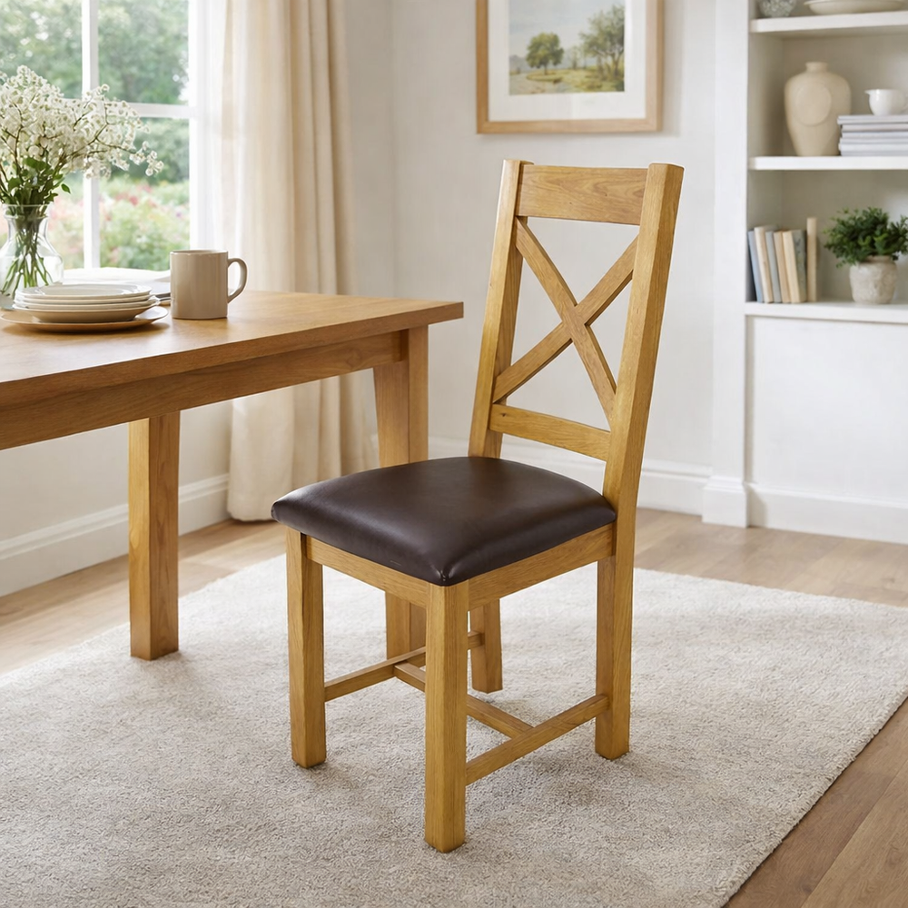 Torino Cross Back Chair (KD)