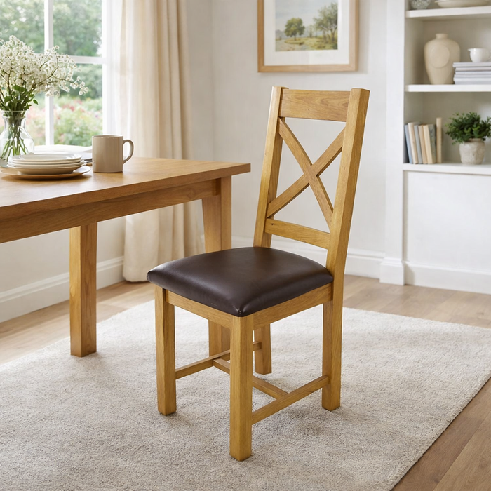 Torino Cross Back Chair (KD)