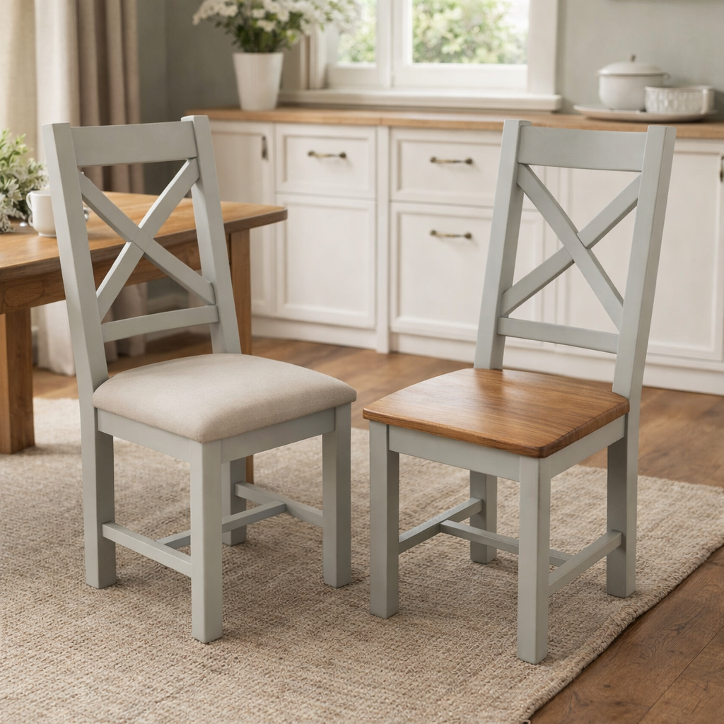 Lucca Cross Back Chair (KD)