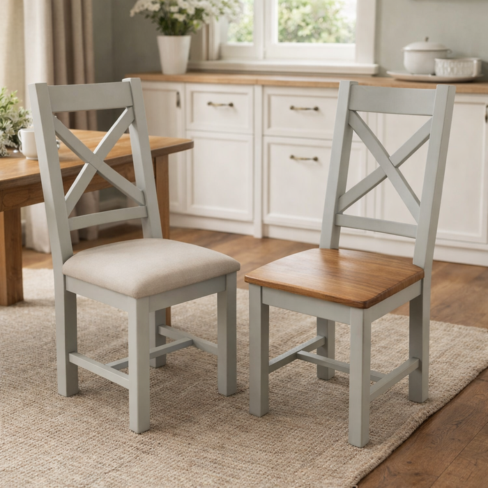 Lucca Cross Back Chair (KD)