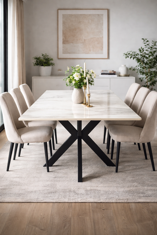 BK-Milan 1.5/1.8m Dining Table