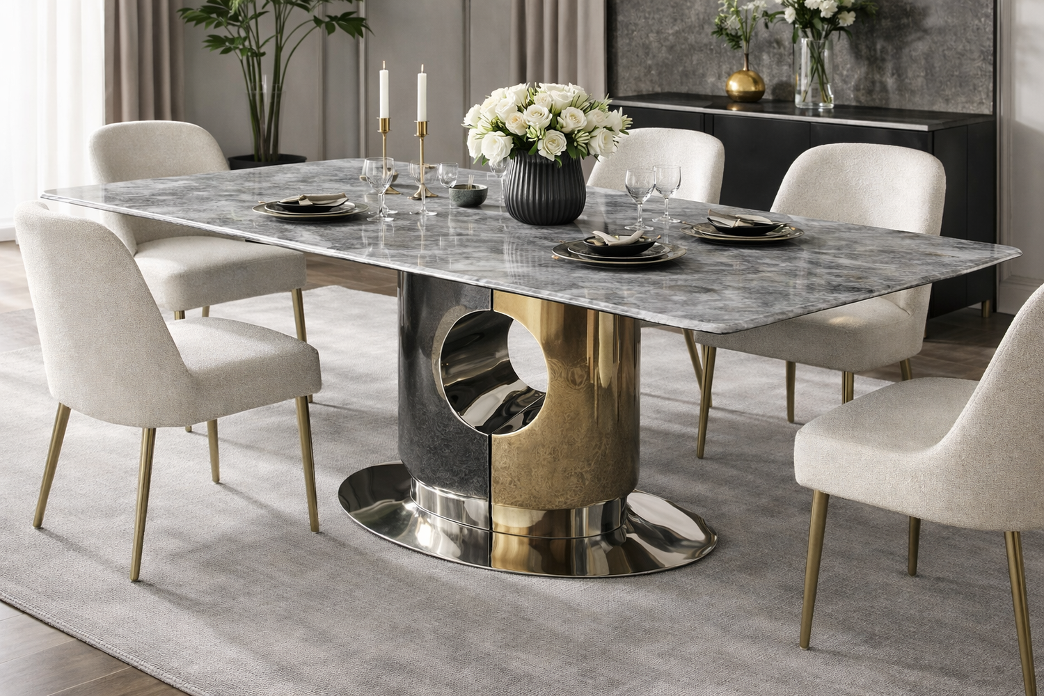 GS-Madrid 1.8/2m Dining Table