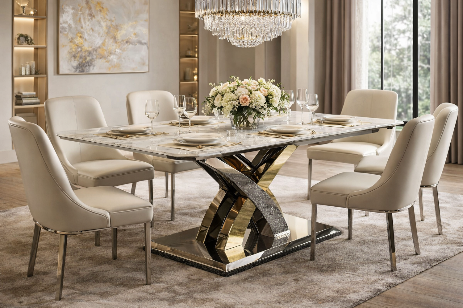 GS-Lucy 1.5/1.8m Dining Table