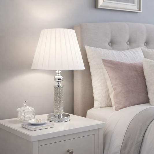 MD41 Silver Table Lamp