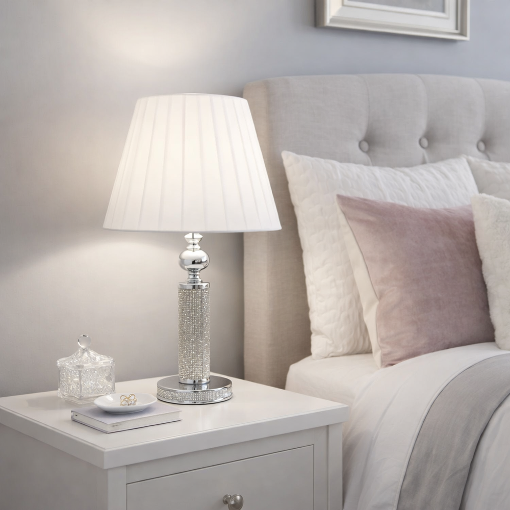 MD41 Silver Table Lamp