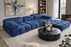 Milan Blue Compression Sofa