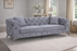 Paris Grey 3 Seater Sofa
