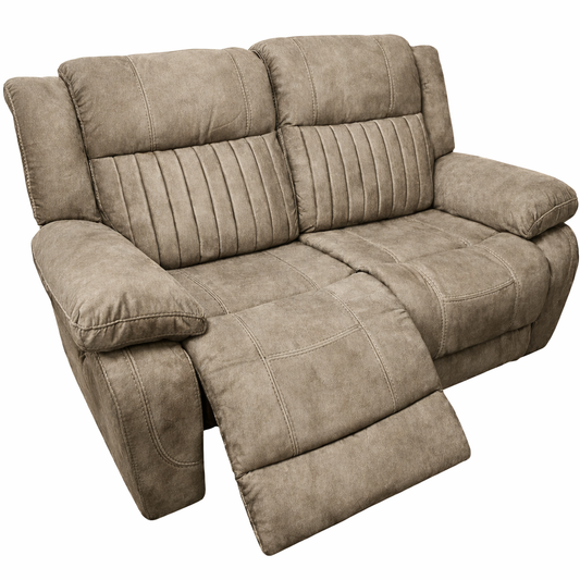 Rose Brown 2 Seater E-Recliner Sofa