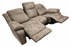 Rose Brown 3 Seater E-Recliner Sofa