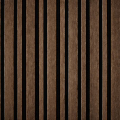 Wall Panel 04T - Walnut - Acoustic - 240cm - (1 pack / 4pcs)