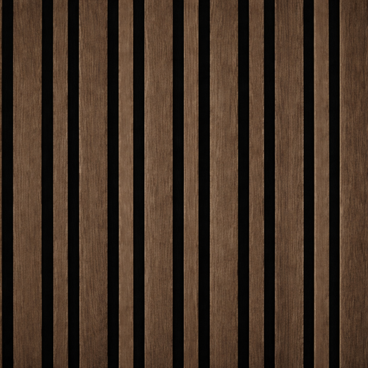 Wall Panel 04T - Walnut - Acoustic - 240cm - (1 pack / 4pcs)