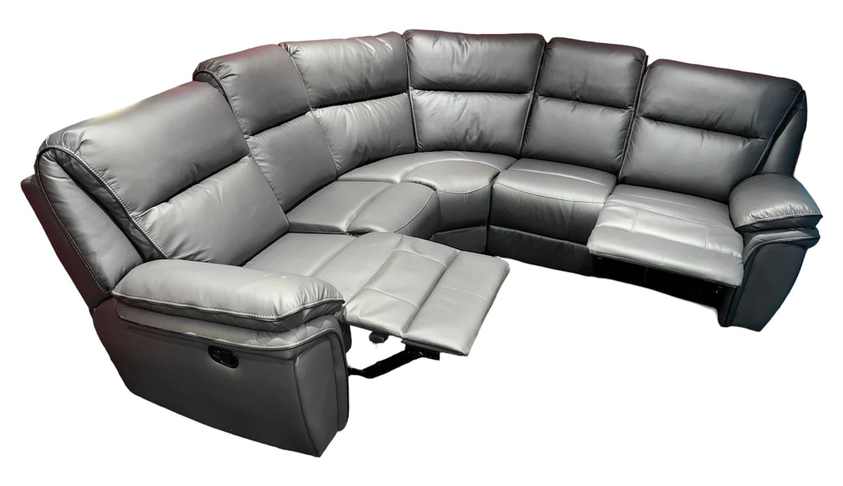 A001/Corner Sofa 2+2 Seat Recliner (Grey)