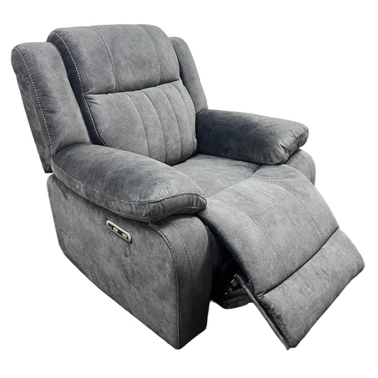 Rose Charcoal E-Recliner Chair