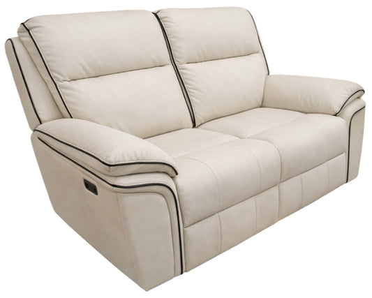 Montana Ivory 2 Seat Recliner Sofa
