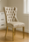 G-Lewis Mink Chair (Lion Knocker/Gold Legs)