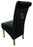 G-Lucy Black Chair (Ring Knocker/Gold Legs)