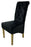 G-Lucy Black Chair (Ring Knocker/Gold Legs)