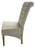 G-Lucy Cream Chair (Ring Knocker/Gold Legs)