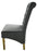 G-Lucy Dark Grey Chair (Ring Knocker/Gold Legs)