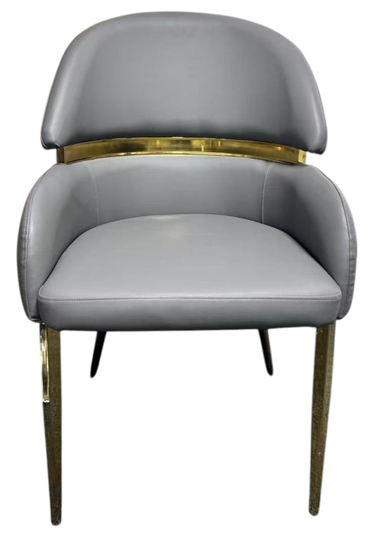 G-Madrid PU Grey (Gold Legs)