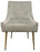 G-Milan Dark Grey Chair (Gold Legs)