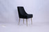 G-Milan Black Chair (Gold Legs)