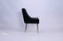 G-Milan Black Chair (Gold Legs)