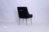 G-Milan Black Chair (Gold Legs)