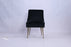 G-Milan Black Chair (Gold Legs)
