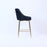 G-Milan Black Stool  (Gold Legs)